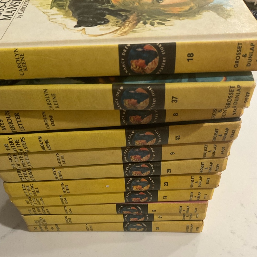 Nancy Drew mystery books Bundle 11 Hardcover books